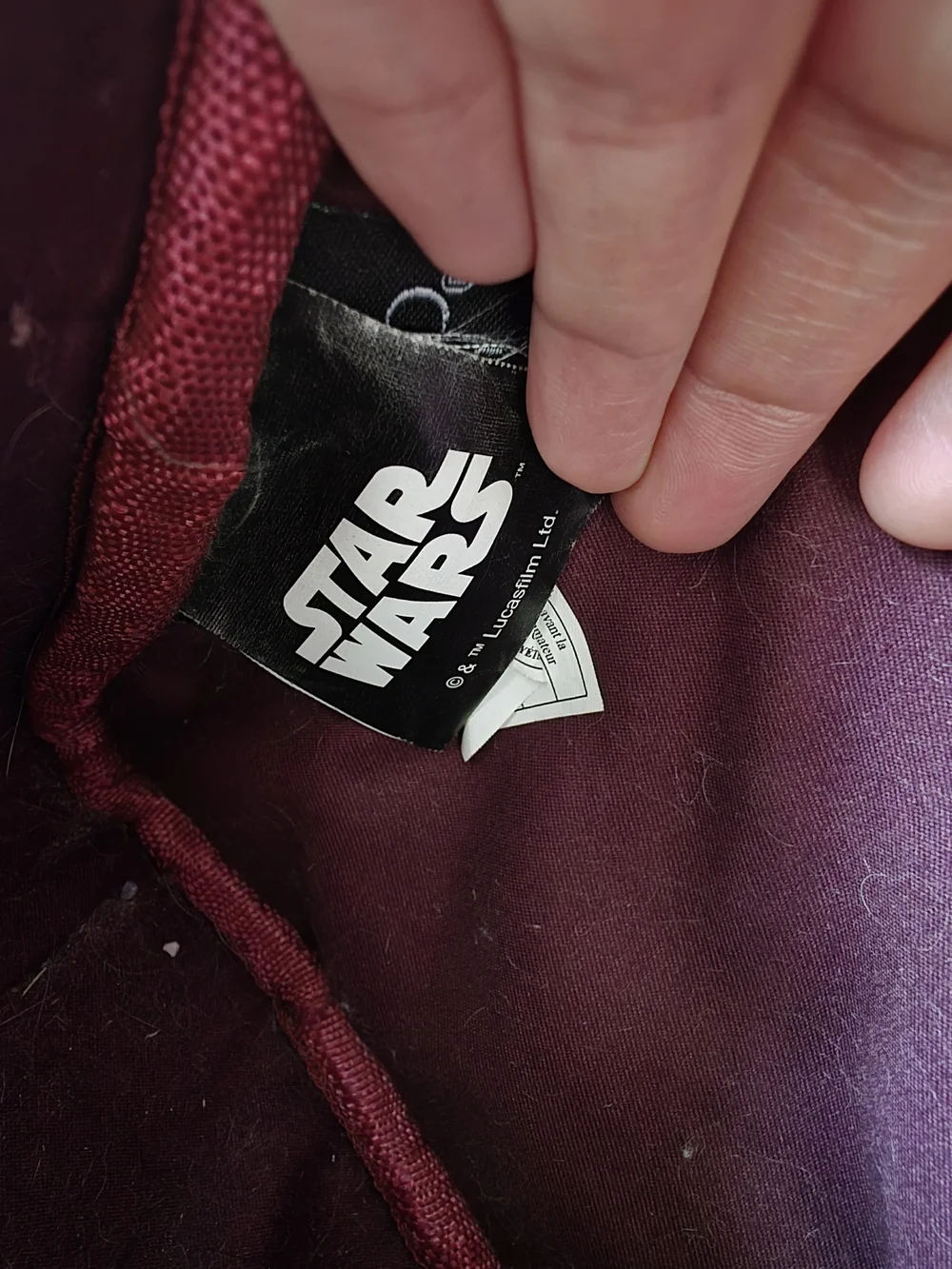 Star Wars Cream & Burgundy Ahsoka Mini Backpack - Star Wars